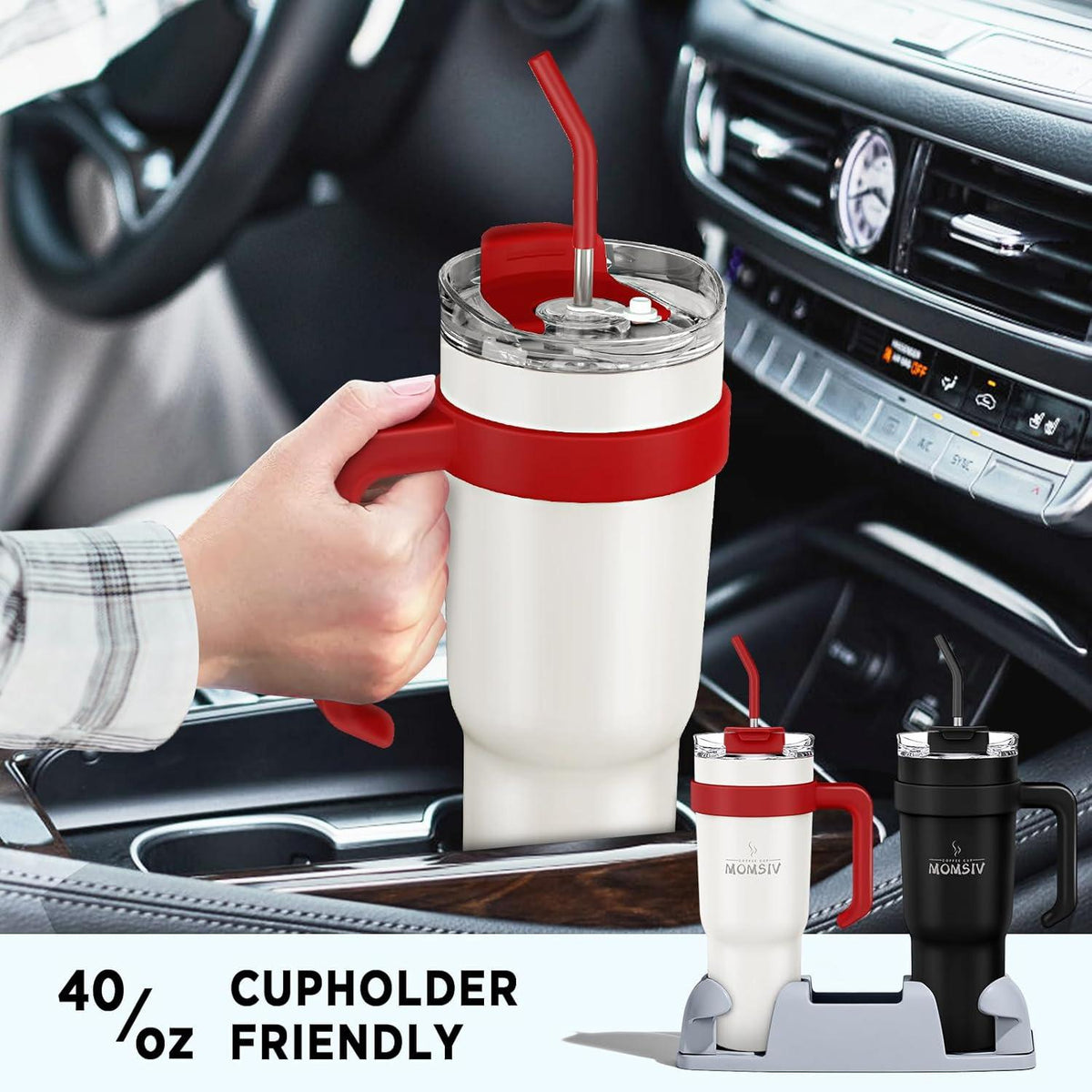 Thermobecher 40oz mit Strohhalm und