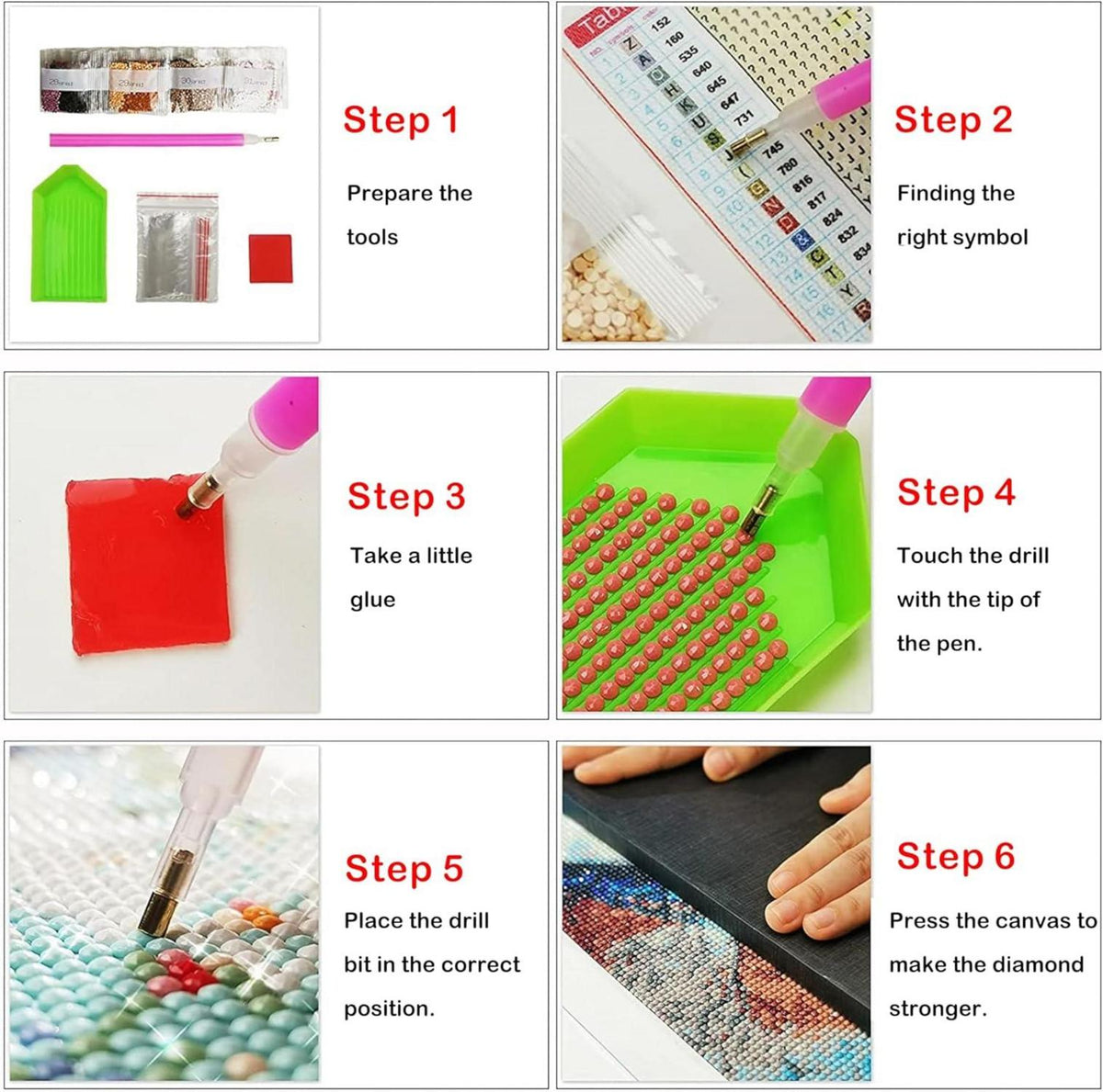 DIY 5D Diamond Painting Set Weihnachten Pinguin 30x30cm