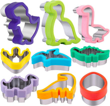 Dinosaurier Ausstecher Set 9-teilig Edelstahl Plätzchen Fondant