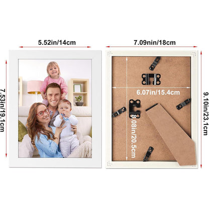Bilderrahmen Set 15x20 cm Weiß Fotorahmen 12 Stück Wand