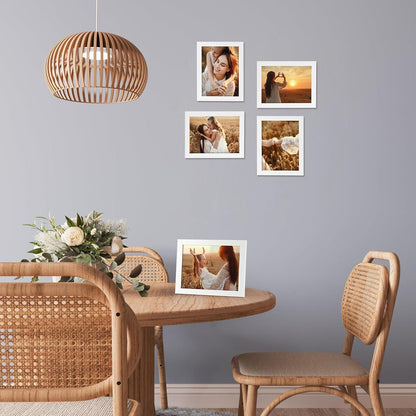 Bilderrahmen Set 15x20 cm Weiß Fotorahmen 12 Stück Wand