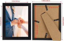 12er Schwarz Bilderrahmen Set 15x20 cm Fotorahmen für Fotos