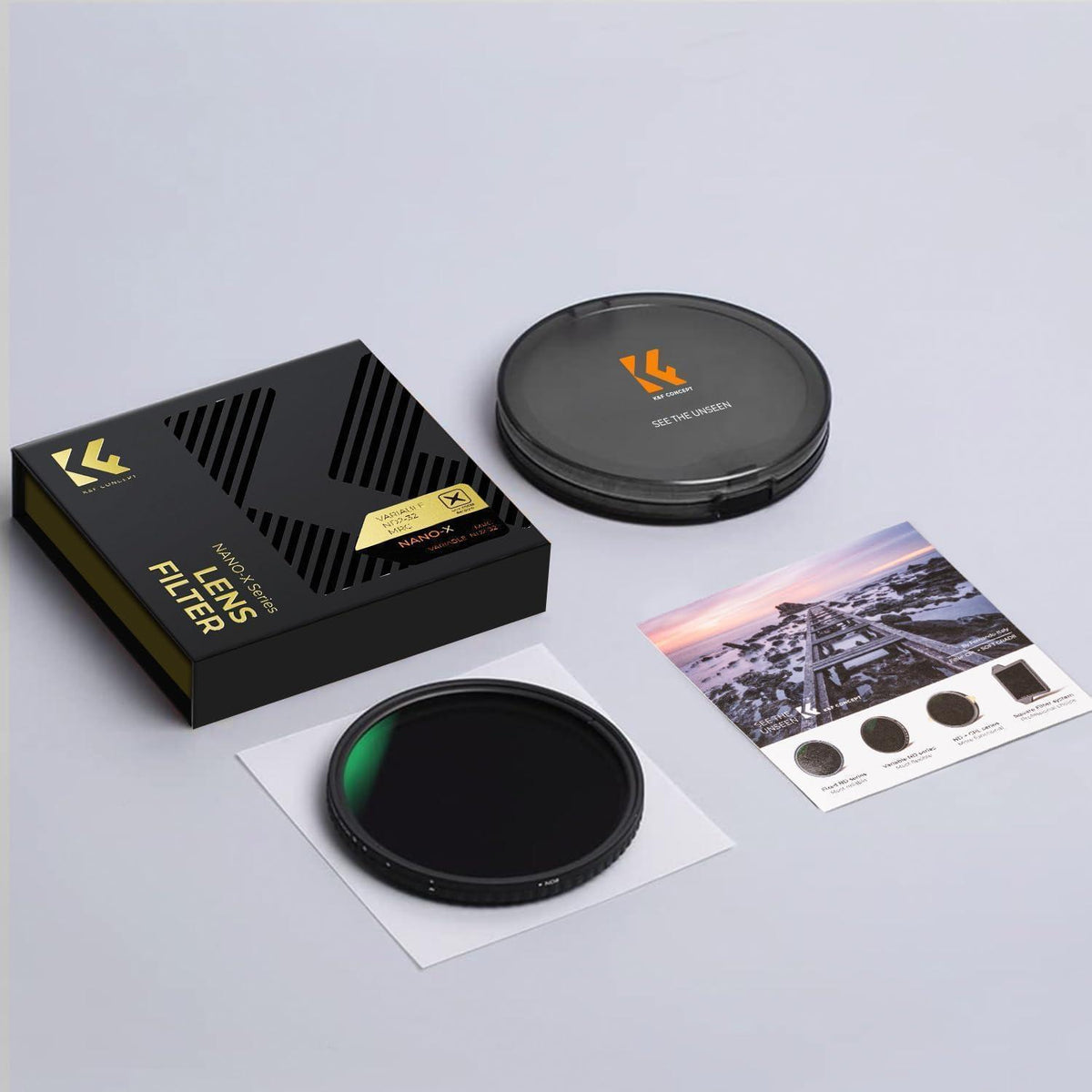 Variabler ND-Filter 105mm ND2-32 (1-5 Blendenstufen) für Fotografie