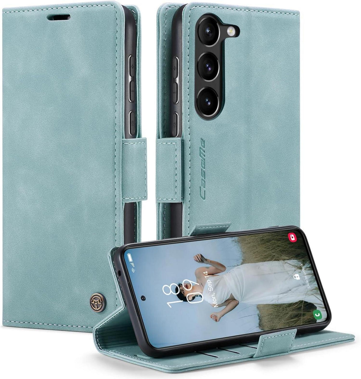 Samsung Galaxy S23 5G Flip Case RFID Klapphülle 360° Schutz