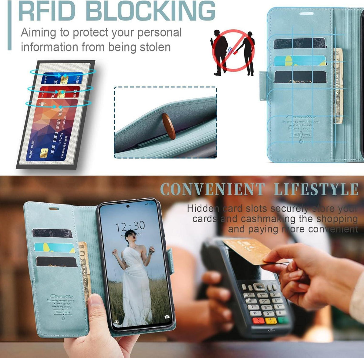KZB Xiaomi Redmi Note 12 Pro 5G Poco X5 Pro 5G Leder Flip