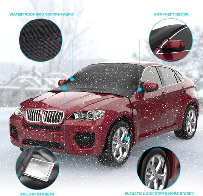 Frontscheibenabdeckung Winter Schneeschutz 175x120cm Auto Windschutzscheibenabdeckung