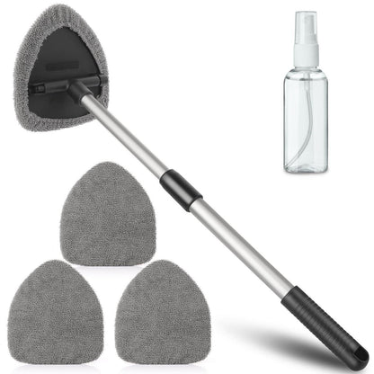 Auto Scheibenreiniger Set mit Verlängerung & Mikrofaserpads