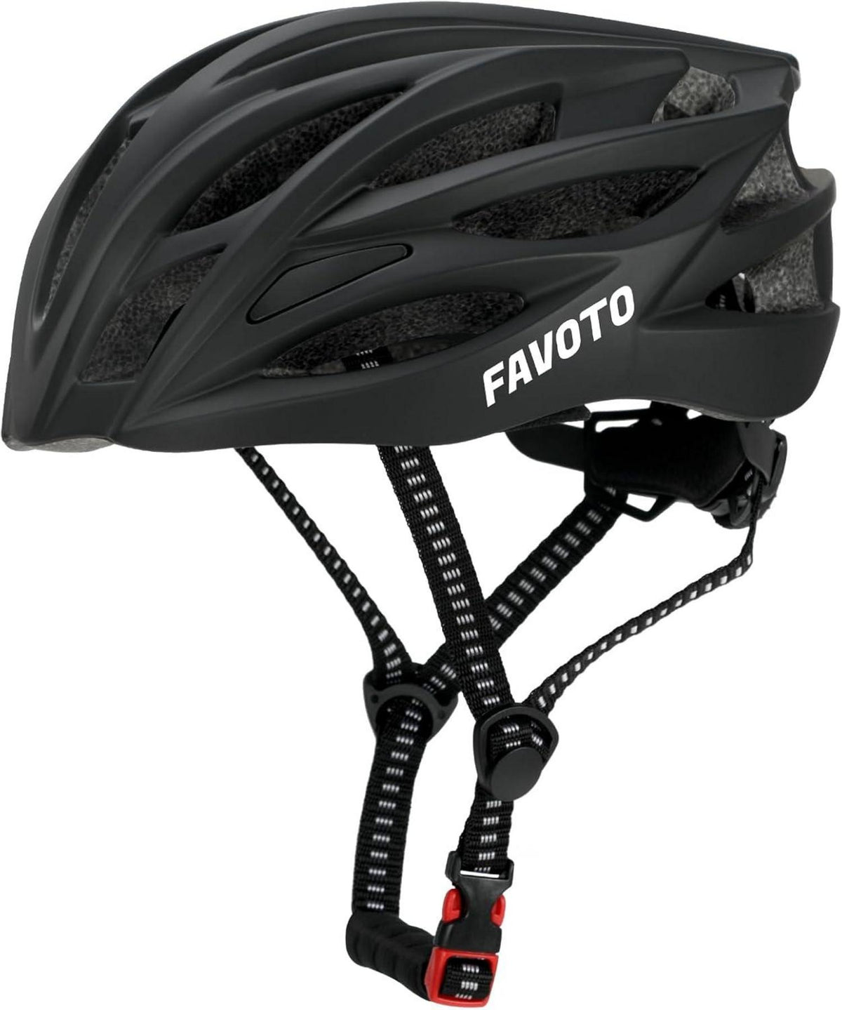 Fahrradhelm Abnehmbares Innenfutter Verstellbar Mountainbike Schwarz