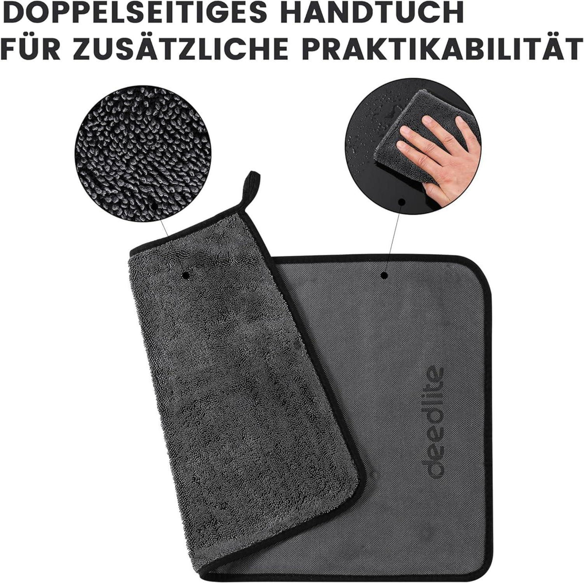 XXL Mikrofasertuch Schnell trocknend 3er Set