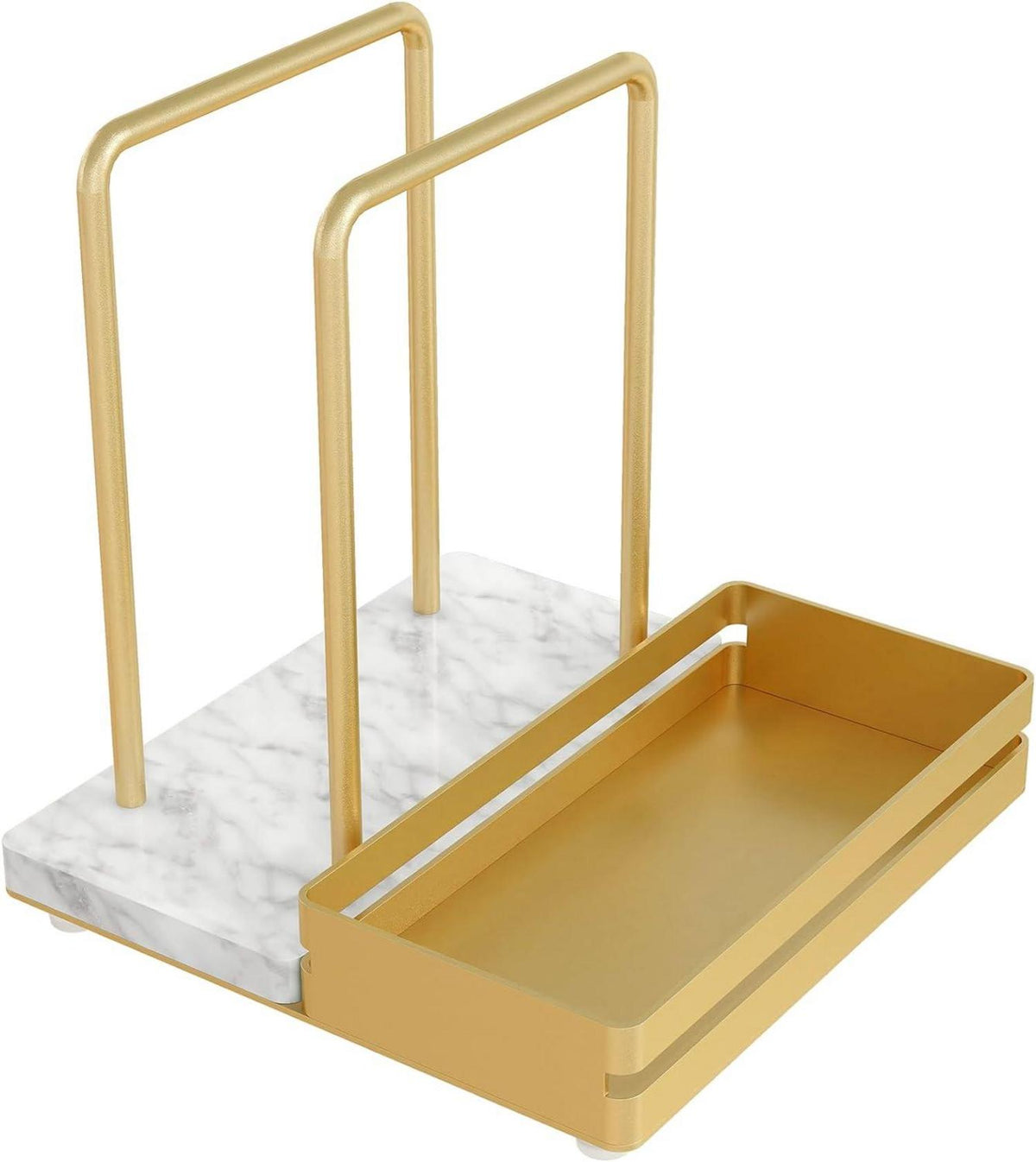 Serviettenhalter Gold Metall Marmor Serviettenspender Caddy