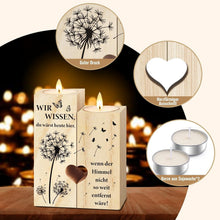 Memorial-Kerzenständer Grabkerzen Trauergeschenk Trauerkerze Trauerlicht