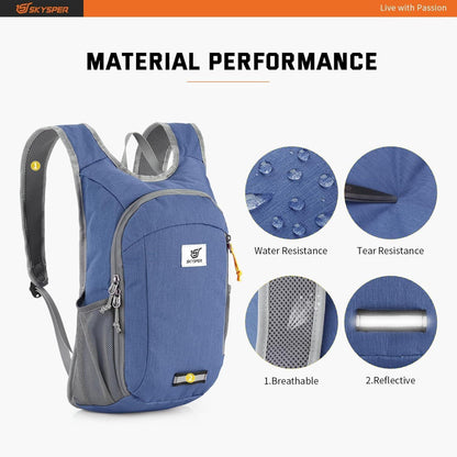 Faltbarer Tagesrucksack 10L wasserfest ultraleicht für Wandern & Reisen