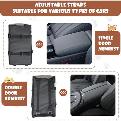 Hunde-Autositz Mittelkonsole – Abnehmbar & Waschbar
