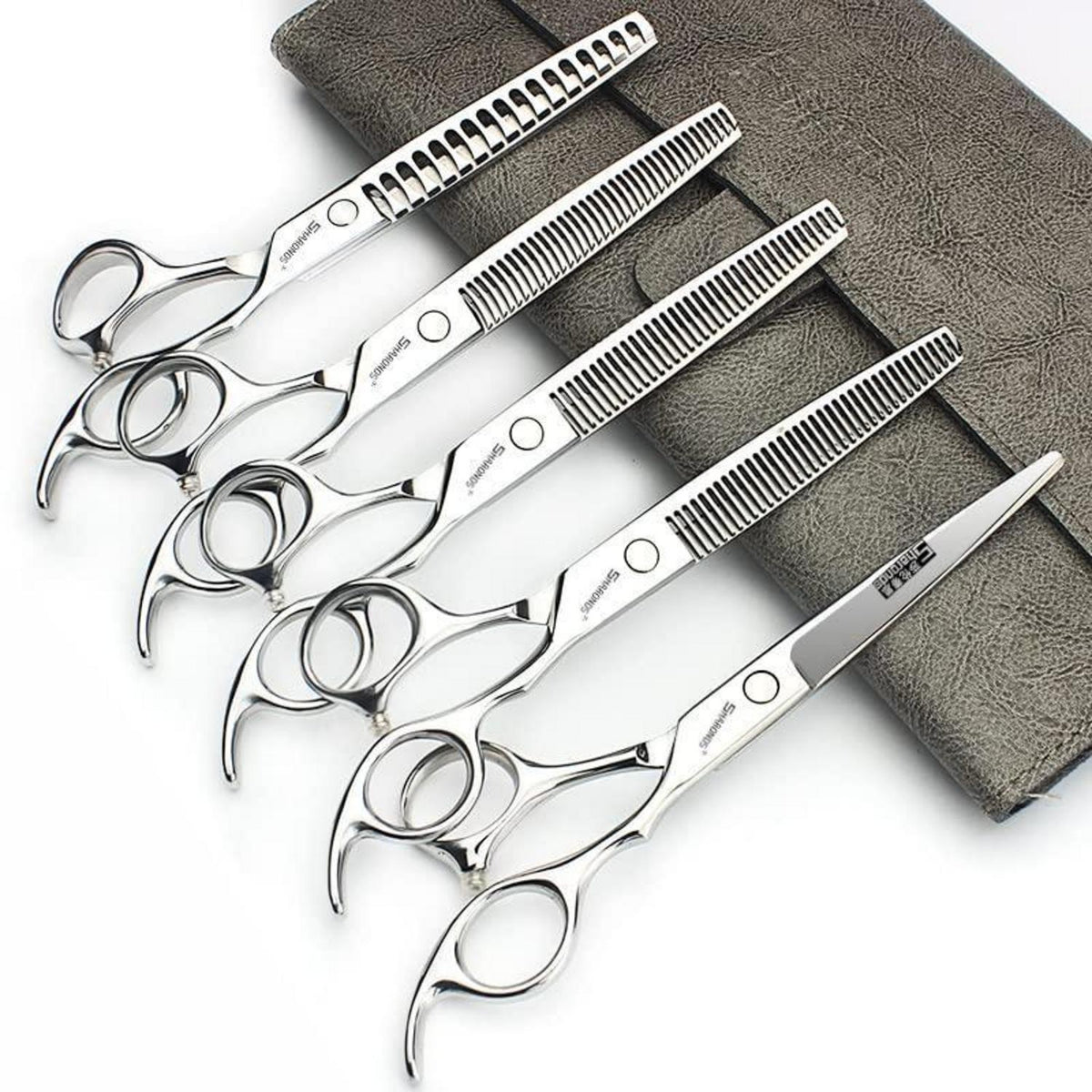 Professionelle Haarschneidemaschine Set mit Friseurschere (6,5-7,5 Zoll)