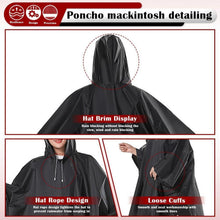 ODSPTER Regenponcho Wasserdichter Eva Unisex Survive Fahrrad
