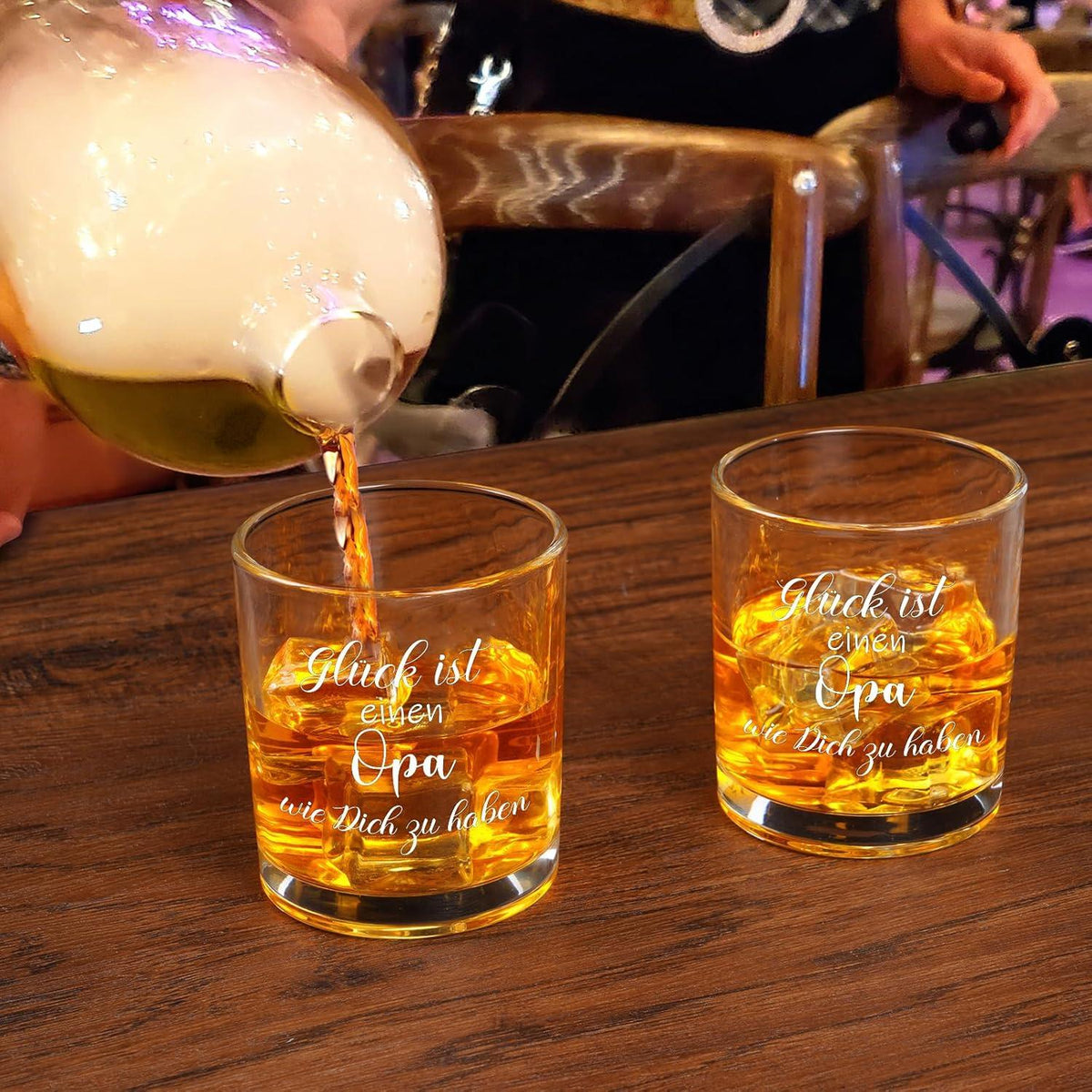 Whiskyglas für Opa Weihnachten Geburtstag Geschenk 15oz