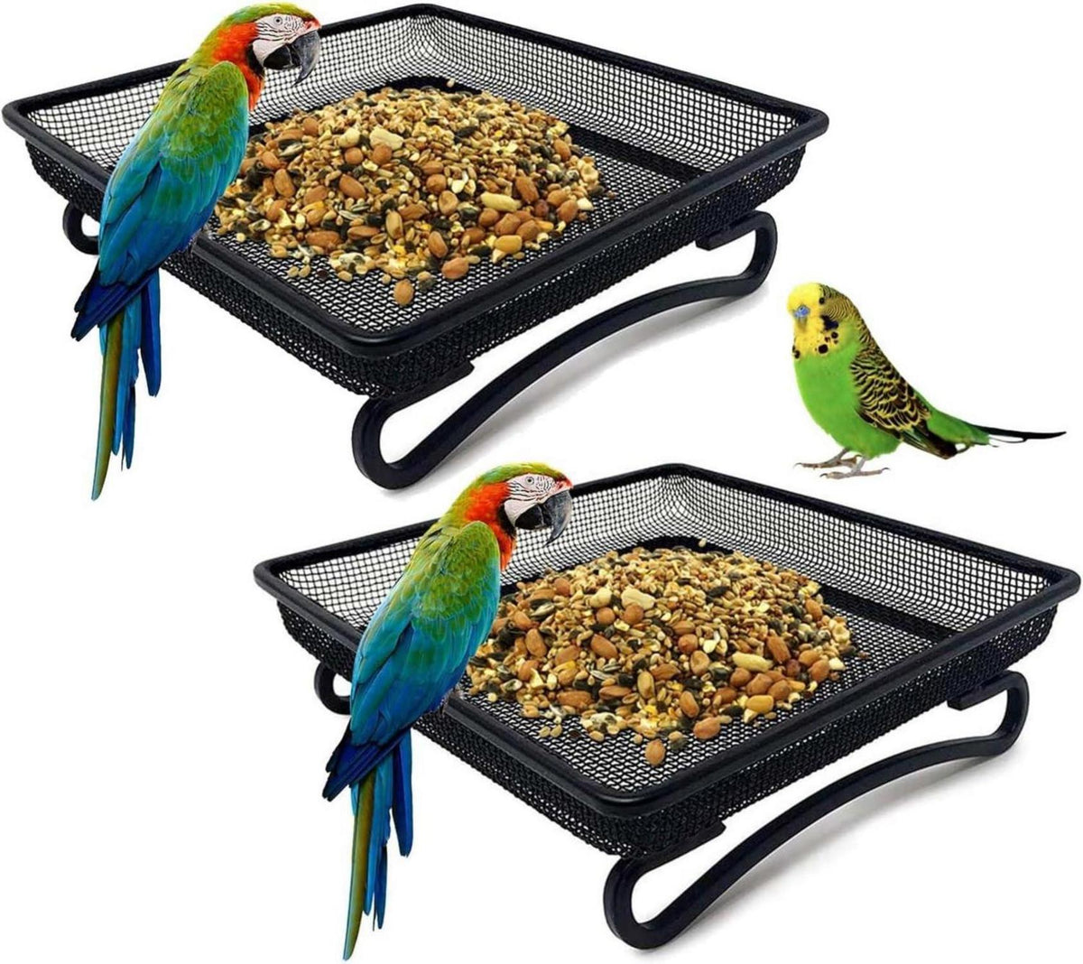 Feinmaschige Futterstation für Vögel 2er-Packung