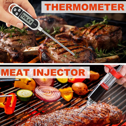 Geschenke für Männer Grillbesteck Set 30x Edelstahl Koffer