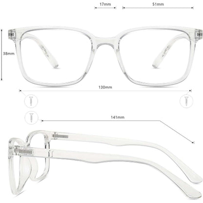 Blaulichtfilter Brille Damen Herren – Computerbrille ohne Sehstärke