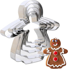 Lebkuchen Ausstechformen Set Edelstahl Weihnachts-Ausstechformen