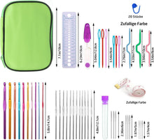Ergonomisches 60-teiliges Häkelnadel-Set mit