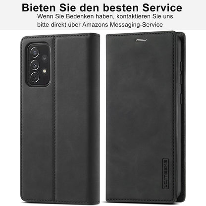 Samsung Galaxy A32 5G Hülle Leder Schutzhülle Klappbar Wallet Magnetisch