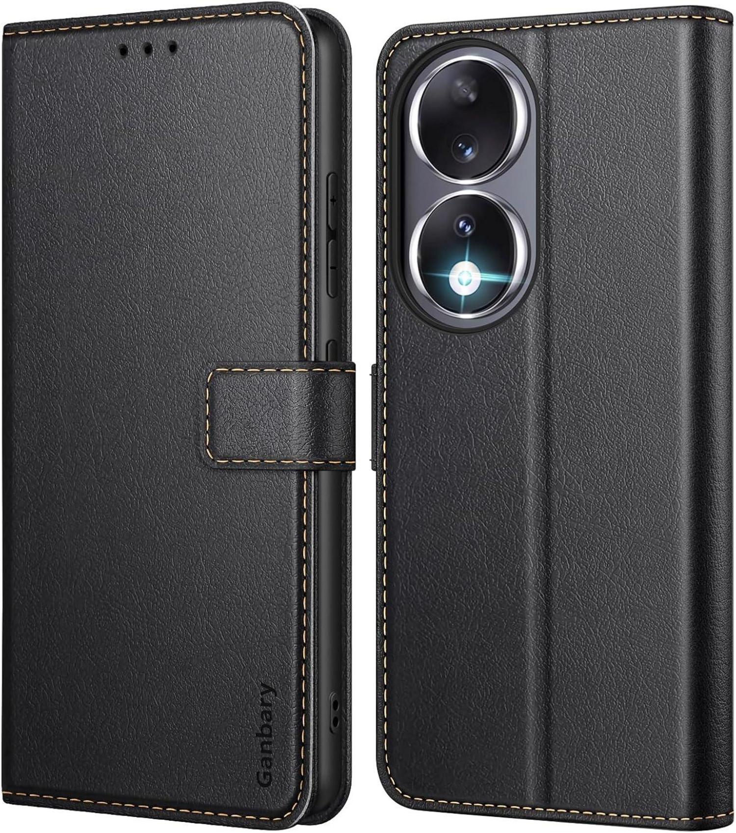Handyhülle Honor 90: Premium Leder Klapphülle