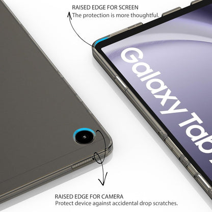 Schwarze PU Leder Hülle für Samsung Galaxy Tab A9 8.7 Zoll 2023 SM-X110 X115