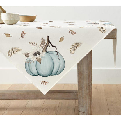 Tischdecke Herbst Muster Blau 85x85 cm Quadratisch