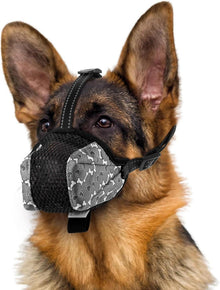 Maulkorb Hund Atmungsaktives Mesh Verstellbarer Schlaufe XXL