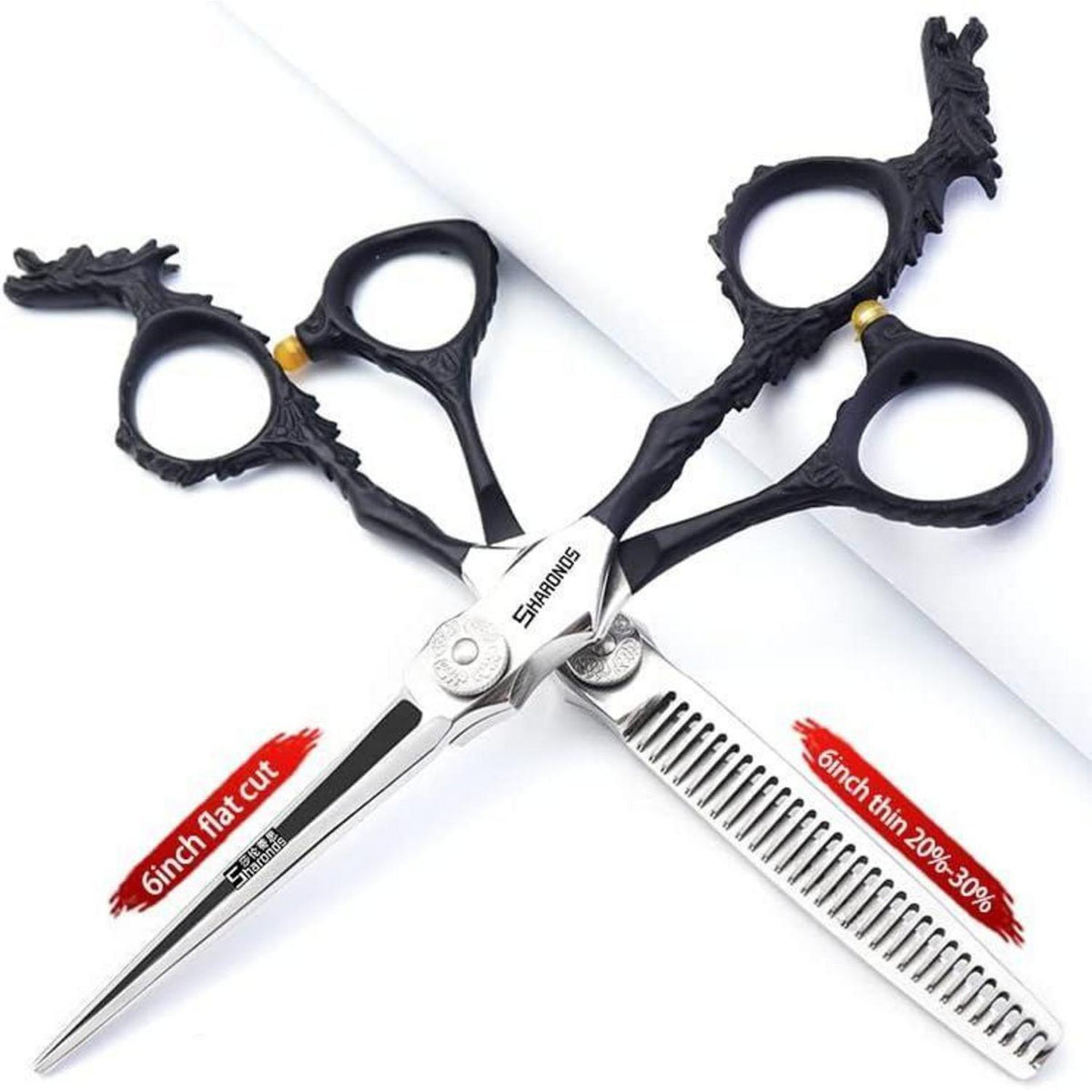 Professionelle Haarschneiderschere Set 6 Zoll Edelstahl