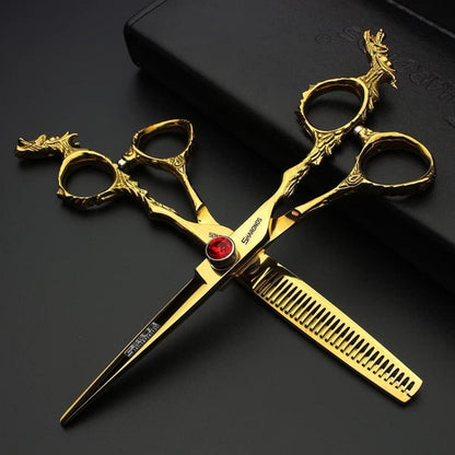 Professionelle Haarschneiderschere Set 6 Zoll Edelstahl