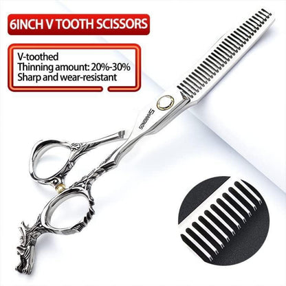Professionelle Haarschneiderschere Set 6 Zoll Edelstahl