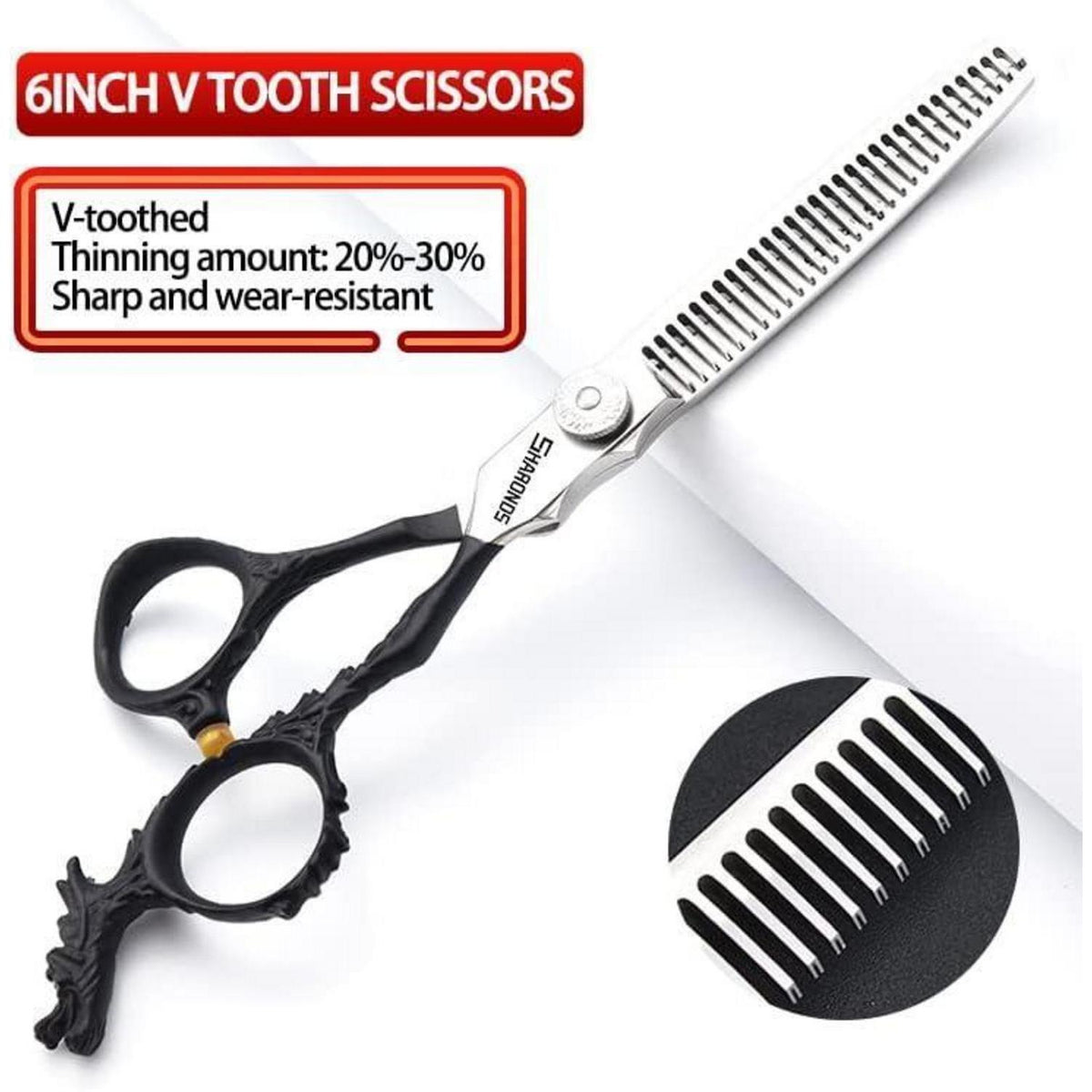 Professionelle Friseurschere 6 Zoll Edelstahl Set