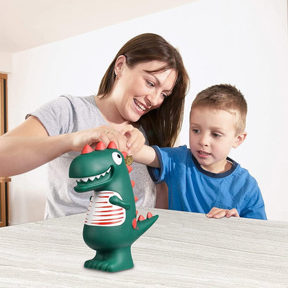 T-Rex Dinosaurier Sparschwein Grün Kinder ab 3 Jahre