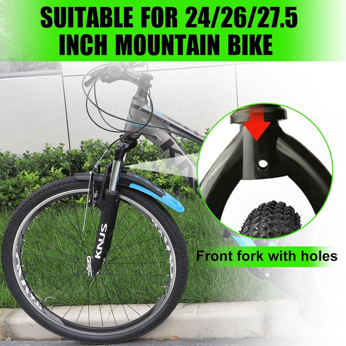Universal Fahrrad Schutzblech Set 24-29 Zoll MTB Road Mountain Bike