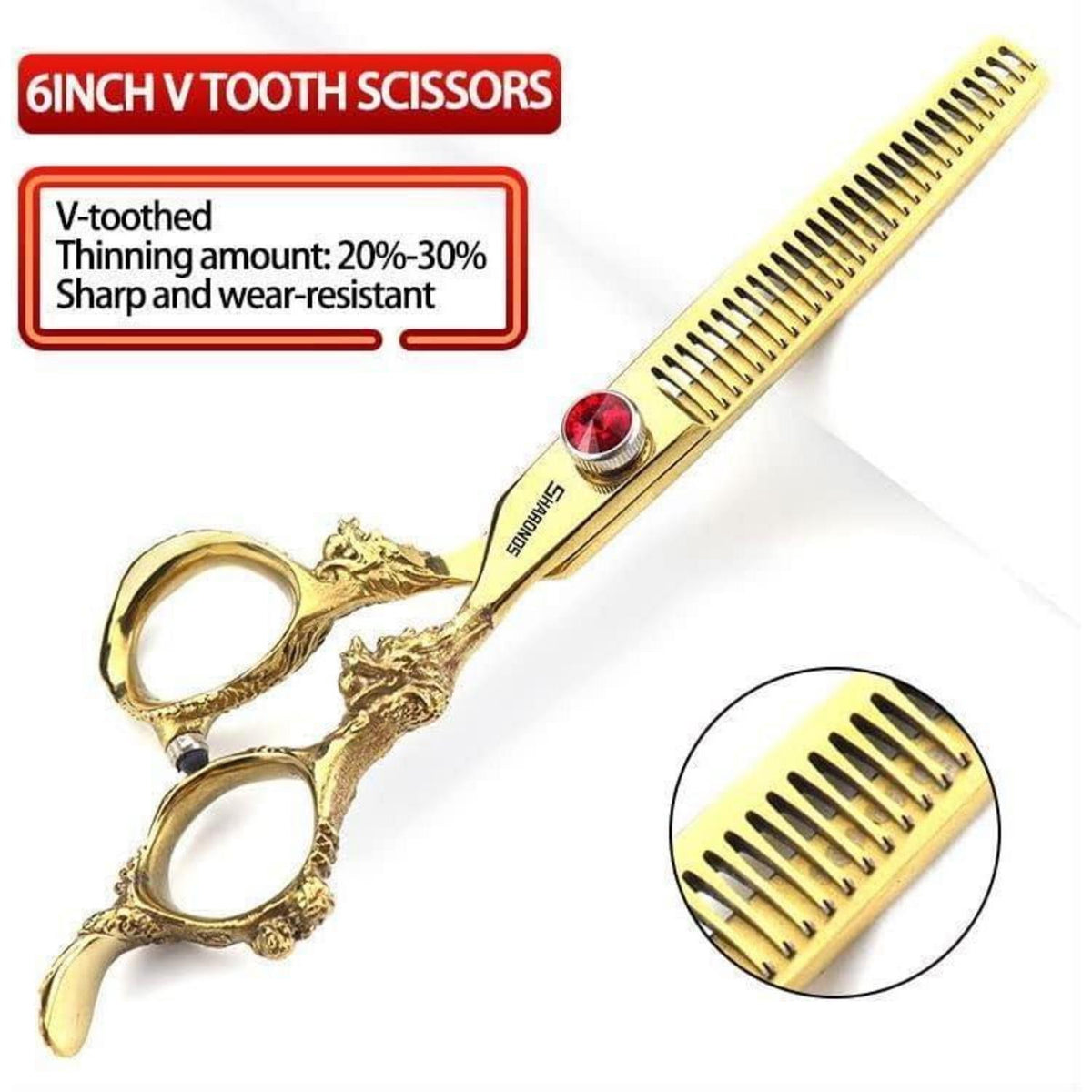 Professionelle Friseurschere 6 Zoll – Japanischer 440C Stahl