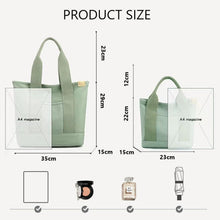 Aucuu Canvas Handtasche Damen Umhängetasche mit