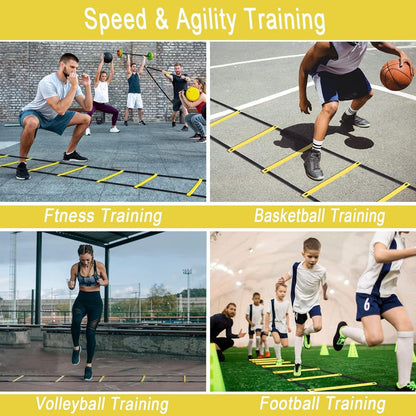 Agility Leiter Fußballtraining Kinder Geschwindigkeit Rugby Tennis Basketball