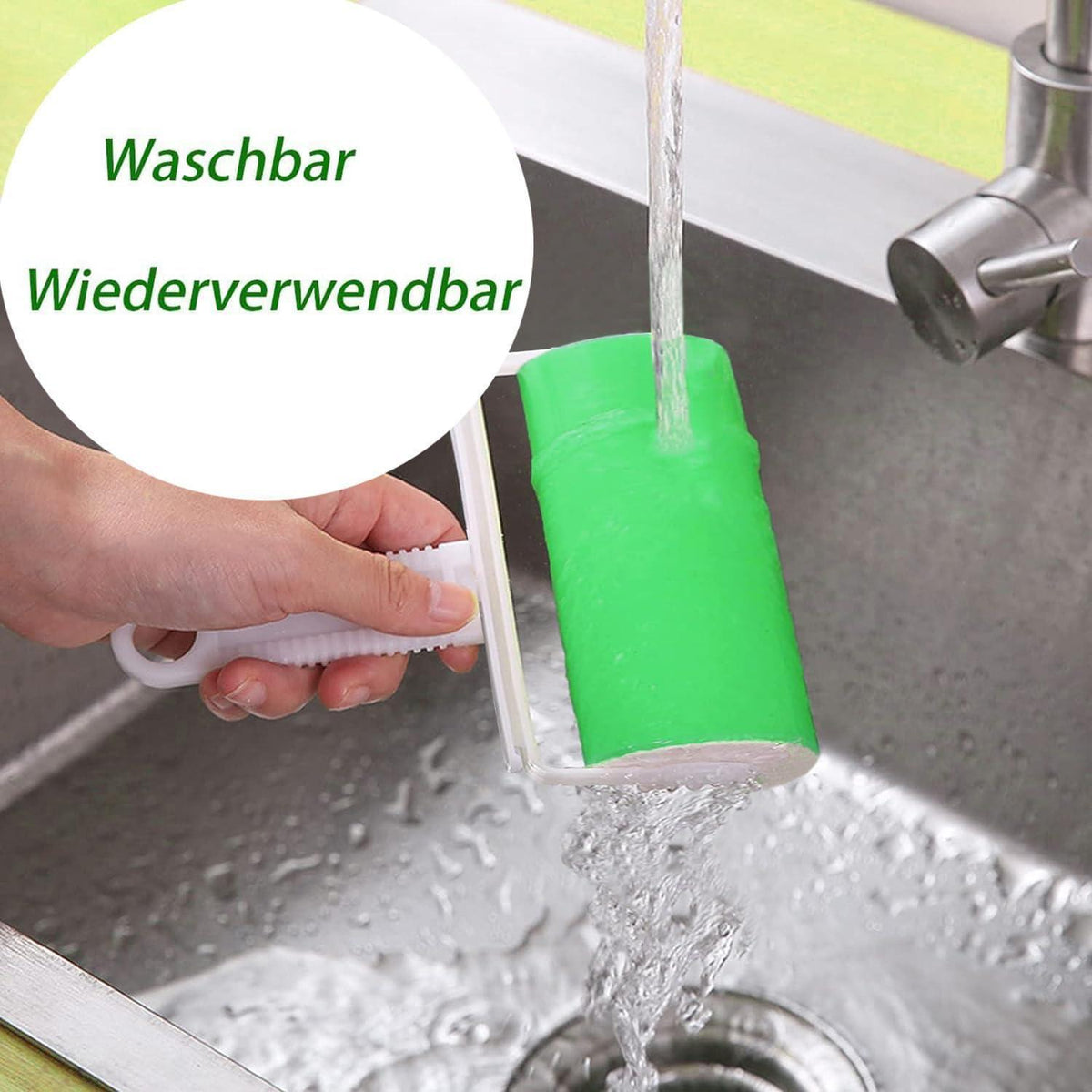 Wiederverwendbare Fusselrolle 6er Set – Tierhaarentferner