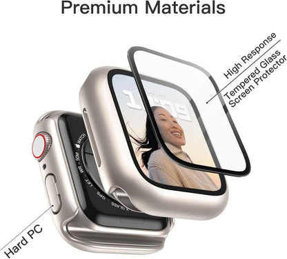 JETech Apple Watch Series 9 8 7 45 mm Hülle Displayschutz 2