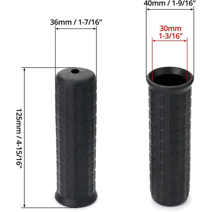 Schubkarrengriffe rutschfest 4 Stück 30mm Innendurchmesser