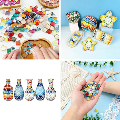 Mosaikfliesen Set zum Basteln – 150 Steine für Deko & Kunsthandwerk