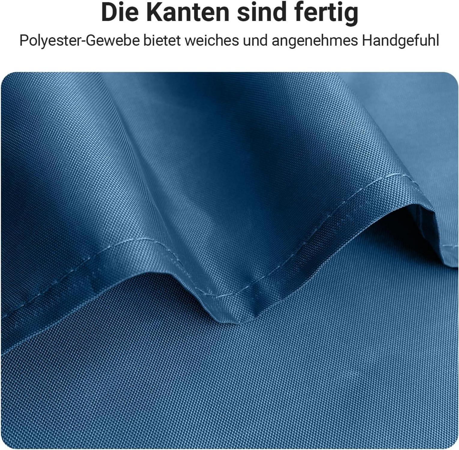 Duschvorhang Dunkelblau 150x180cm Antischimmel Wasserabweisend Polyester
