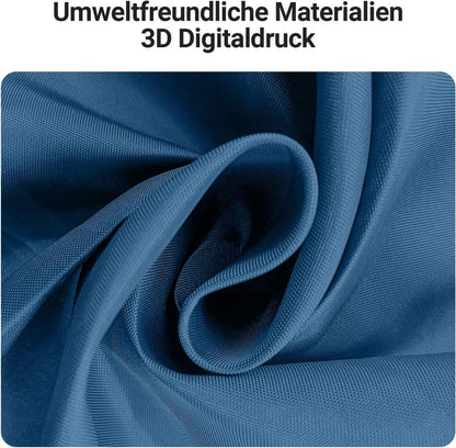 Duschvorhang Dunkelblau 240x200cm Antischimmel Wasserabweisend Polyester