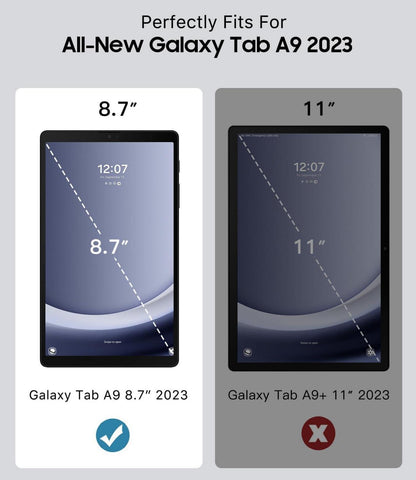 TiMOVO Samsung Galaxy Tab A9 8,7 Hülle 2023 Marineblau