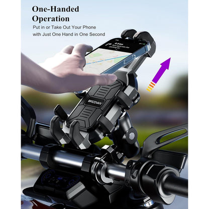 Motorrad Handyhalterung mit Vibrationsdämpfer & Anti-Shake