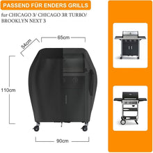 Raweao Gasgrill Abdeckhaube für Enders Chicago 3 3R Turbo