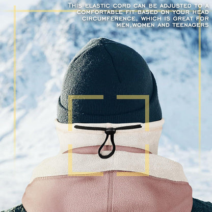 Warme Fleece Sturmhaube – Winddicht & Verstellbar für Ski, Motorrad & Alltag