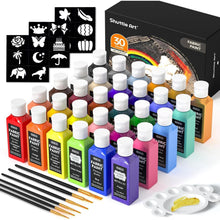 30 Stoffmalfarben Set waschmaschinenfest Kinder T-Shirt DIY